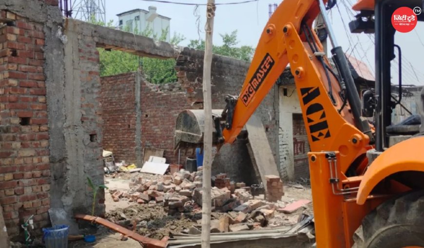 जालंधर में नशा तस्कर के अवैध ढाबे पर बुलडोजर, नगर निगम और पुलिस ने दूसरी बार की कार्रवाई