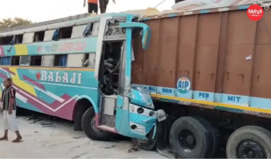 वडोदरा में भीषण सड़क हादसा, जरोद हाईवे पर ट्रक में घुसी स्लीपर बस, 6 की मौत और 31 घायल