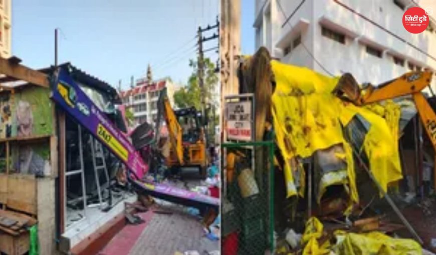 जम्मू में चला बुलडोजर,  रेलवे स्टेशन के पास 10 करोड़ की सरकारी जमीन अतिक्रमण मुक्त