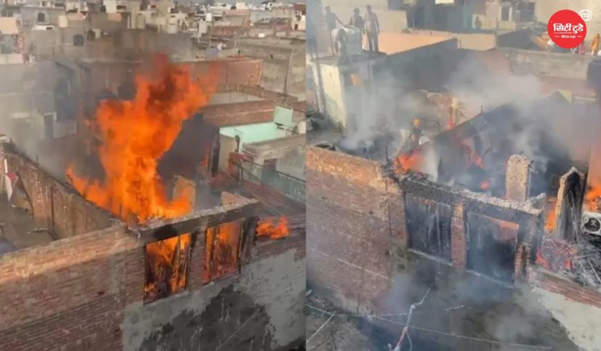 ग्रेटर नोएडा के दादरी में मकान की तीसरी मंजिल पर आग, दमकल की त्वरित कार्रवाई से टला बड़ा हादसा