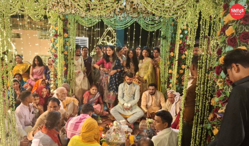 क्रिकेटर आकाशदीप के तिलक में दिखा जश्न और प्यार का रंग, भोजपुरी गानों पर झूमे तेज गेंदबाज; शादी की तैयारियां तेज