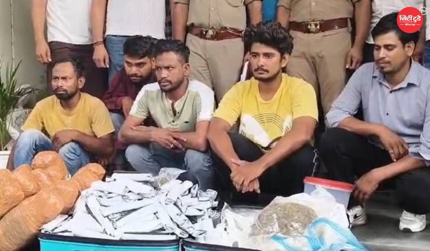 नोएडा में ‘ओजी’ गांजा तस्करी रैकेट का खुलासा: थाईलैंड से मंगाया जाता था नशा, चार युवक गिरफ्तार, कॉलेज छात्रों को बनाया जा रहा था निशाना