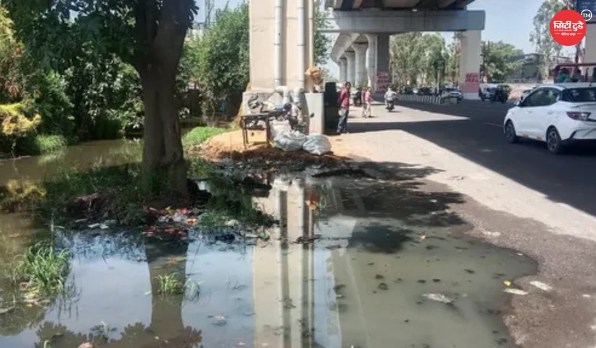 मेरठ में बारिश बनी बड़ी चुनौती: दिल्ली रोड पर बाढ़ जैसे हालात का खतरा, नाले को लेकर नगर निगम और NCRTC आमने-सामने