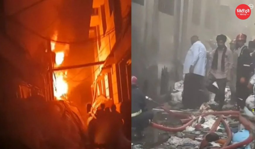लुधियाना की निटवेयर फैक्ट्री में भीषण आग: 35 दमकल गाड़ियों ने घंटों की मशक्कत के बाद पाया काबू, करोड़ों का नुकसान