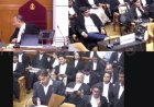 सुप्रीम कोर्ट में सुनवाई के दौरान अभूतपूर्व हंगामा: याचिकाकर्ता ने जजों के सामने फेंके कागज, CJI के लिए की आपत्तिजनक टिप्पणी; कोर्ट ने अवमानना कार्रवाई से किया इनकार