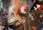 चंदौली में काली मंदिर ध्वस्तीकरण के दौरान दर्दनाक हादसा: गुंबद सड़क पर गिरा, PWD कर्मचारी की मौत; सड़क चौड़ीकरण के काम में सुरक्षा व्यवस्था पर उठे सवाल