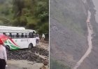 हिमाचल में भारी बारिश से हालात गंभीर: चंबा में मलबे में फंसी बस, भरमौर हाईवे पर पहाड़ से गिरे पत्थर; कई सड़कें बंद, प्रशासन ने जारी की चेतावनी