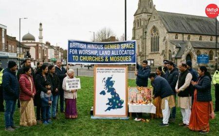 ब्रिटेन के कैम्ब्रिजशायर में मंदिर भूमि विवाद: हिंदू समुदाय की नाराज़गी बढ़ी, काउंसिल के फैसले पर पारदर्शिता को लेकर सवाल