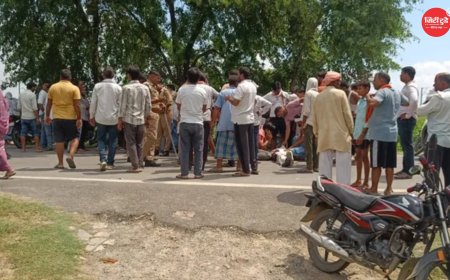 गाजीपुर में करंट लगने से संविदा लाइनमैन की मौत, ग्रामीणों का दो घंटे तक सड़क जाम, विभागीय लापरवाही के आरोप
