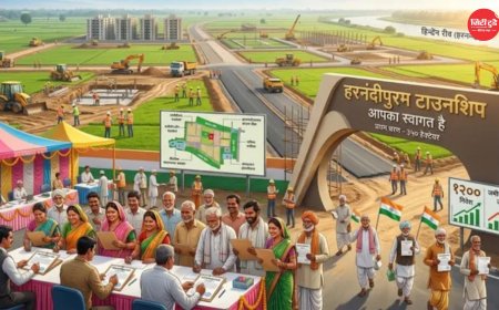 गाजियाबाद की हरनंदीपुरम टाउनशिप को मिली रफ्तार, पहले फेज के लिए 100 हेक्टेयर भूमि का लक्ष्य; आधुनिक शहर के रूप में विकसित होगी पूरी योजना