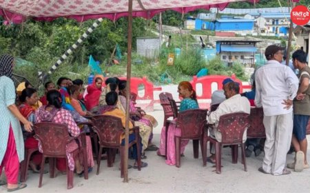 ऋषिकेश-कर्णप्रयाग रेल परियोजना: मुआवजे की मांग को लेकर प्रभावित ग्रामीणों का आंदोलन तेज, हाईकोर्ट के आदेश के पालन की उठी मांग