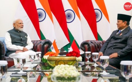 इंडोनेशिया में प्रधानमंत्री मोदी का भव्य स्वागत, राष्ट्रपति प्रबोवो ने सर्वोच्च नागरिक सम्मान 'बिंतांग आदिपूर्णा' से किया सम्मानित