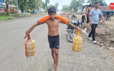 पिता के लिए 9 साल के तनिष्क की अनोखी आस्था, 21 लीटर गंगाजल लेकर शुरू की कांवड़ यात्रा