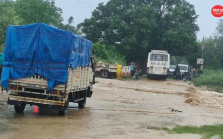 हिमाचल में 31 जुलाई तक भारी बारिश का अलर्ट, शिमला-सोलन-सिरमौर में खतरा; 100 सड़कें बंद