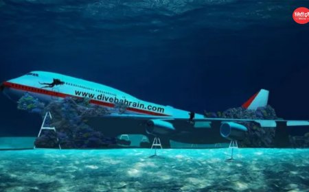 कबाड़ विमान से करोड़ों की कमाई का प्लान: बहरीन ने पुराने बोइंग 747 को समुद्र में डुबोकर बनाया दुनिया का सबसे बड़ा अंडरवाटर थीम पार्क