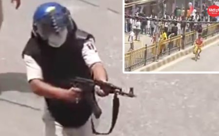 बिहार बंद हिंसा: सिवान में AK-47 से फायरिंग करने वाला सिपाही निलंबित, विभागीय जांच शुरू; पुलिस कार्रवाई पर उठे सवाल
