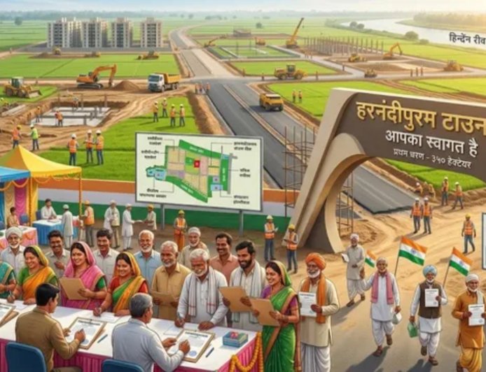 गाजियाबाद की हरनंदीपुरम टाउनशिप को मिली रफ्तार, पहले फेज के लिए 100 हेक्टेयर भूमि का लक्ष्य; आधुनिक शहर के रूप में विकसित होगी पूरी योजना