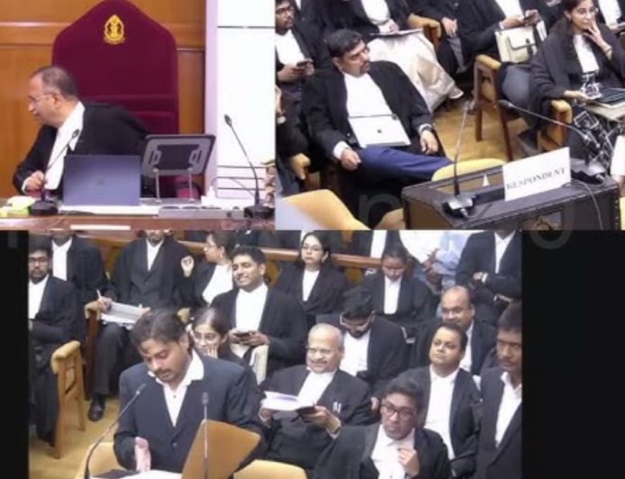 सुप्रीम कोर्ट में सुनवाई के दौरान अभूतपूर्व हंगामा: याचिकाकर्ता ने जजों के सामने फेंके कागज, CJI के लिए की आपत्तिजनक टिप्पणी; कोर्ट ने अवमानना कार्रवाई से किया इनकार