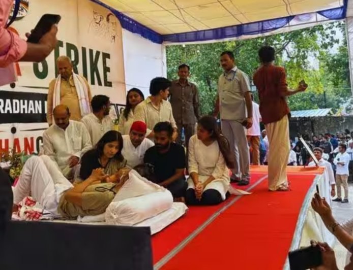 सोनम वांगचुक के समर्थन में उतरीं डिंपल यादव, सांसद-विधायकों के साथ जंतर-मंतर पहुंचीं; 20 जुलाई के संसद मार्च में शामिल होने की अपील