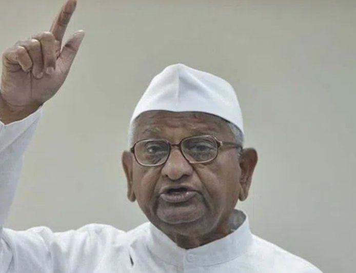 अन्ना हज़ारे का मौन आंदोलन: छात्र प्रदर्शन पर सरकार से संवाद की अपील