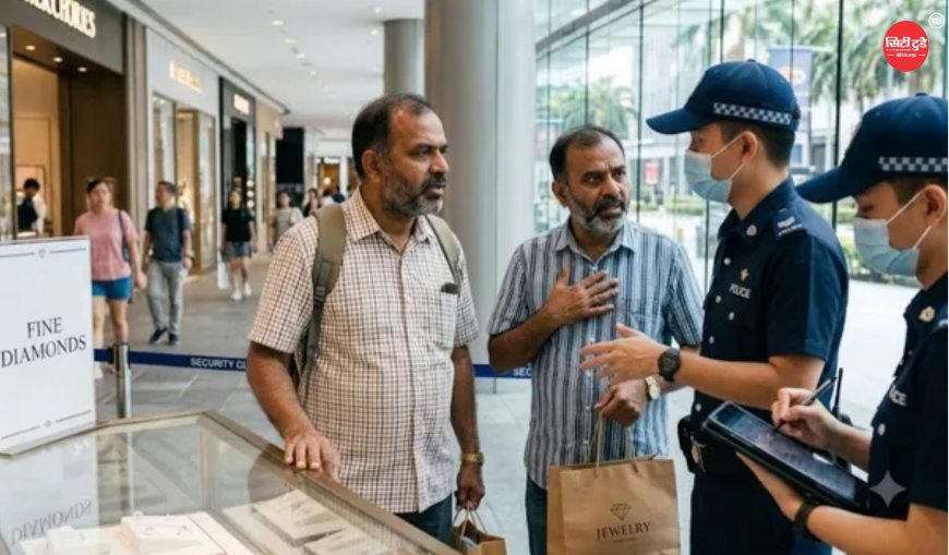सिंगापुर में 1.5 करोड़ का हीरा चोरी करने की कोशिश, सूरत के नकली डायमंड से बदला