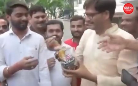 दतिया उपचुनाव में कांग्रेस की जीत, Melody चॉकलेट बांटकर मनाया गया जश्न