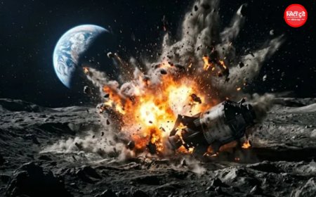 चांद पर आज टकराएगा फाल्कन-9 रॉकेट का मलबा: बनेगा नया गड्ढा, वैज्ञानिकों को मिलेगी चंद्र सतह की अहम जानकारी