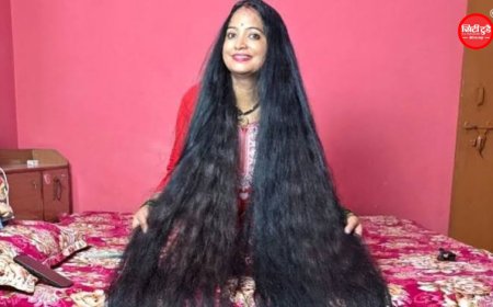 उत्तराखंड की रेनू धरियाल के 8 फीट 10 इंच लंबे बाल, Guinness World Record में नाम दर्ज: 271.50 सेंटीमीटर लंबाई मापी गई