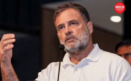 प्रयागराज पहुंचे राहुल गांधी, ‘छात्रों की गूंज’ कार्यक्रम में करेंगे छात्रों से संवाद