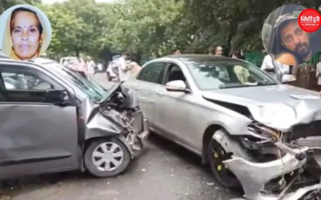 दिल्ली के नरेला में Mercedes-WagonR की भीषण टक्कर, 70 वर्षीय महिला की मौत; ड्राइवर गिरफ्तार, नशे में होने की जांच