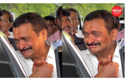 बेटी की विदाई पर छलका पिता का दर्द, जननी का हाथ सीने से लगाकर फूट-फूटकर रोए बैंडला गणेश; शादी में जुटीं फिल्मी और राजनीतिक हस्तियां