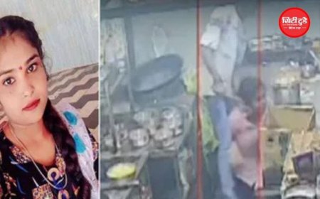 जबलपुर के रेस्टोरेंट में युवती की चाकू मारकर हत्या: खाना बनाने को लेकर हुआ विवाद, CCTV में कैद वारदात