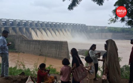 जबलपुर में बरगी बांध के 9 गेट खुले: नर्मदा में छोड़ा गया 1031 क्यूमेक पानी, घाटों पर 3 से 4 फीट बढ़ सकता है जलस्तर