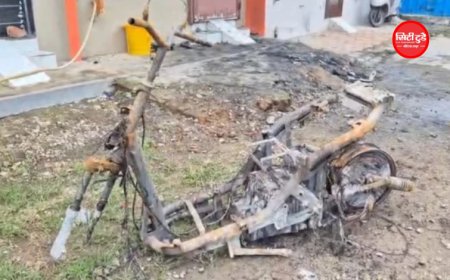रतलाम में ई-स्कूटी में धमाके से घर में लगी आग, मां-बेटी 60 फीसदी झुलसी; मेडिकल कॉलेज रेफर