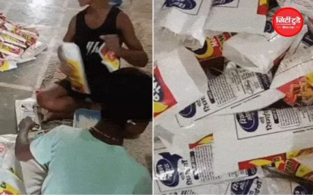 भिंड के गोहद में बिना लाइसेंस चल रही नूडल्स फैक्ट्री पर छापा, ₹4 लाख का माल जब्त