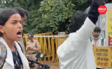 भोपाल में नर्सिंग छात्रों का प्रदर्शन जारी, 5 साल से परीक्षा-रिजल्ट की समस्या का आरोप; CM हाउस कूच पर पुलिस ने रोका