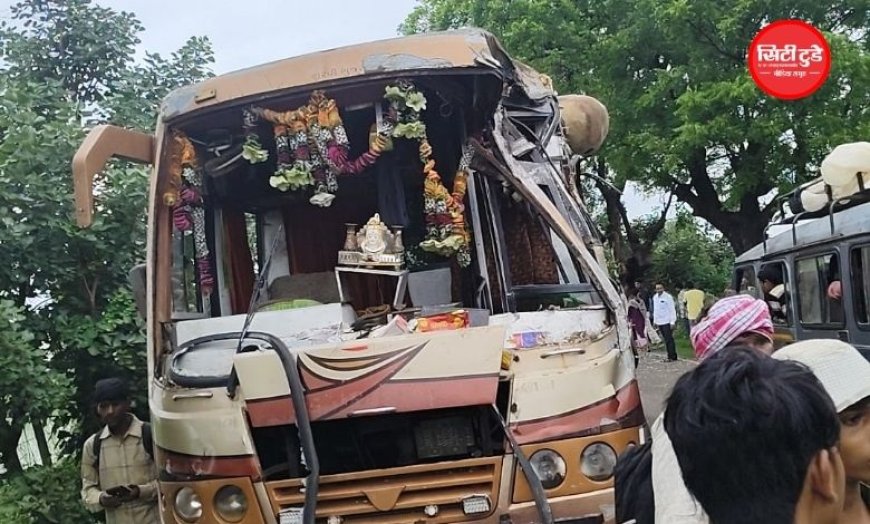 नागद्वारी मेले से लौट रहे श्रद्धालुओं की बस हादसे का शिकार: पिपरिया में अनियंत्रित होकर पलटी बस, कई यात्री घायल