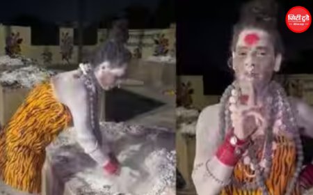 उज्जैन में ‘अघोरी’ का हैरान करने वाला वीडियो वायरल, जलती चिता के पास मांस खाने का आरोप; पुलिस ने किया गिरफ्तार