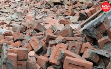 जबलपुर में बड़ा हादसा: BSNL टेलीग्राफ फैक्ट्री की जर्जर दीवार गिरी, मलबे में दबकर 2 मजदूरों की मौत