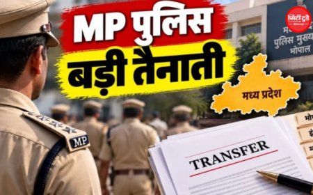 मध्य प्रदेश में 11 DSP अधिकारियों को ASP का प्रभार, भोपाल-इंदौर समेत कई जिलों में नई पोस्टिंग