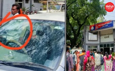 कसरावद पुल पर चलती बस से नर्मदा में फेंका नारियल, कार का शीशा चकनाचूर; 30-35 यात्री थाने पहुंचे