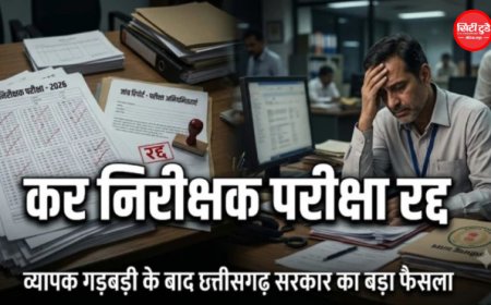 छत्तीसगढ़ में वाणिज्यिक कर निरीक्षक भर्ती परीक्षा रद्द, कॉपियों में मिले एक जैसे जवाब