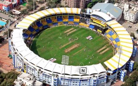 भारत-वेस्टइंडीज T20 से पहले बदलेगा इंदौर के होलकर स्टेडियम का लुक, किले की थीम पर बन रहा रॉयल एंट्री गेट