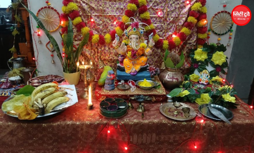 भिवापूर में घर-घर विराजे विघ्नहर्ता, सार्वजनिक मंडलों में भी गणपति स्थापना; 16 सितंबर को रक्तदान शिविर