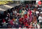 नियमितीकरण की मांग...इंदौर में सफाईकर्मियों का दूसरे दिन भी प्रदर्शन:निगम मुख्यालय का घेराव, गेट पर बैठे कर्मचारियों ने की नारेबाजी, बोले-मांग पूरी होने तक नहीं हटेंगे