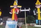 पीटीसी ग्राउंड में होगा 51 फीट ऊंचे रावण का दहन:10 कारीगर तैयार कर रहे रावण का पुतला, आतिशबाजी रहेगी आकर्षण का केंद्र