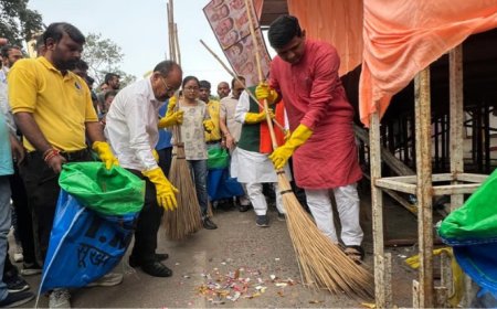 इंदौर नगर निगम में सफाई कर्मचारियों का प्रदर्शन, नियमितीकरण समेत मांगों को लेकर जमकर नारेबाजी
