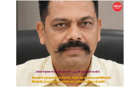 किसानों ने CM का काफिला रोका था...पांढुर्णा SP को हटाया:अब विदिता को जिम्मेदारी; 50 IAS-IPS के तबादले जल्द, कलेक्टर-कमिश्नर भी बदलेंगे