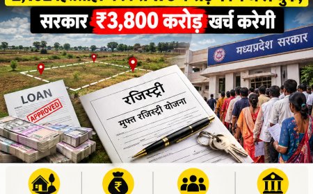 जिस जमीन पर 17 करोड़ का लोन, उसकी मुफ्त रजिस्ट्री क्यों? MP सरकार खर्च करेगी 3,800 करोड़ रुपये, 2,102 हितग्राही पहले ही ले चुके 175 करोड़ का कर्ज