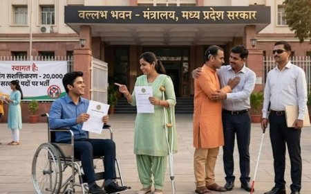 MP में दिव्यांगों के लिए 20 हजार सरकारी पदों पर भर्ती अभियान, दिसंबर तक होगी प्रक्रिया